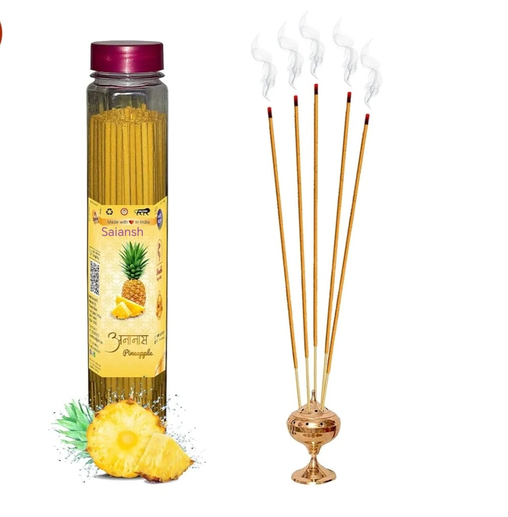 Saiansh Premium Agarbatti – Pineapple Flavour (Incense Stick) 500gm