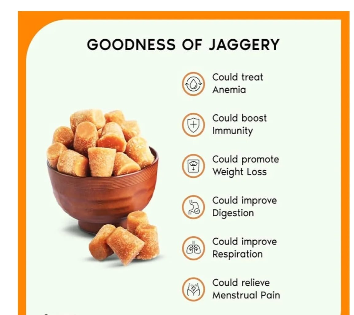 Jaagrit Jaggery Kadak (Regular) (1kg)